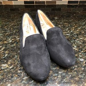NIB Sam Edelman Jordy Black Suede Loafers